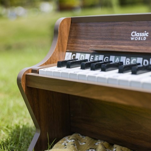 Classic World CLASSIC WORLD Drewniane Pianino Klasyczne + Książeczka do Nauki