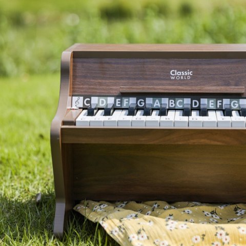 Classic World CLASSIC WORLD Drewniane Pianino Klasyczne + Książeczka do Nauki