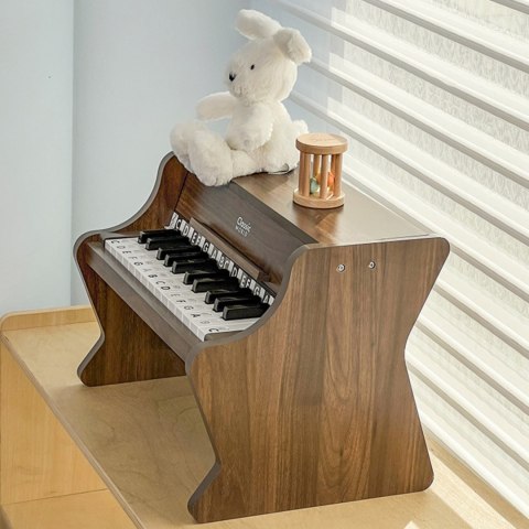 Classic World CLASSIC WORLD Drewniane Pianino Klasyczne + Książeczka do Nauki