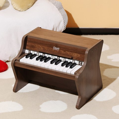 Classic World CLASSIC WORLD Drewniane Pianino Klasyczne + Książeczka do Nauki