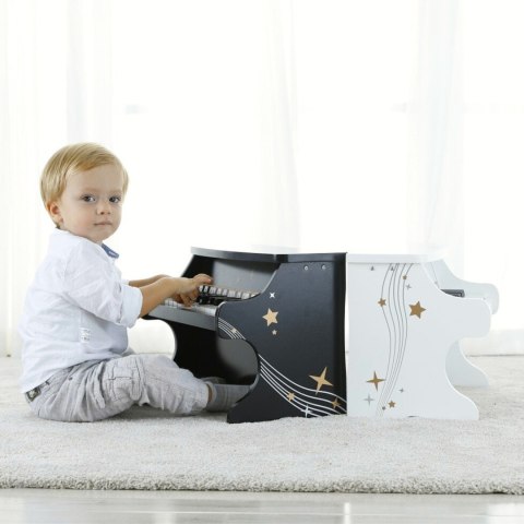 Classic World CLASSIC WORLD Drewniane Pianino dla Dzieci + Książeczka do Nauki