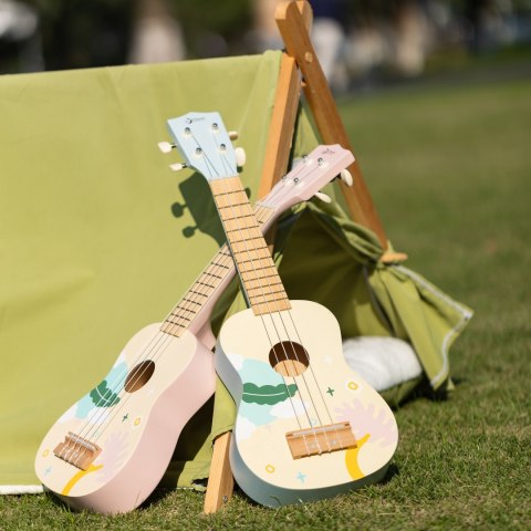 Classic World CLASSIC WORLD Drewniane Ukulele Gitara dla Dzieci Niebieskie