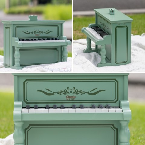 Classic World CLASSIC WORLD Pianinko Vintage + Książeczka do Nauki