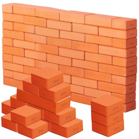 Classic World EDU CLASSIC WORLD EDU Mega Klocki Cegiełki EVA 90 szt. Konstrukcyjne Miękkie do Budowania