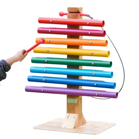 Masterkidz MASTERKIDZ Tęczowa Wieża Muzyczna Dzwonki Rurowe Cymbałki
