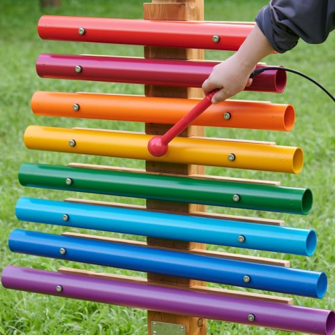 Masterkidz MASTERKIDZ Tęczowa Wieża Muzyczna Dzwonki Rurowe Cymbałki