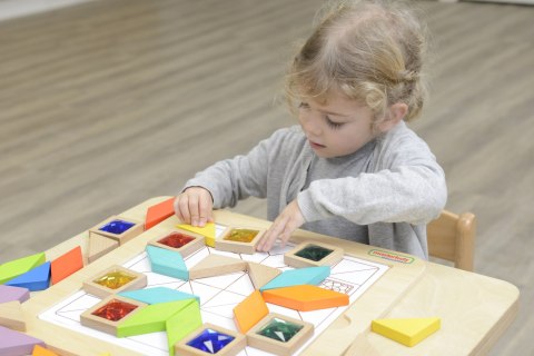 Masterkidz MASTERKIDZ Układanka Mozaika Nauka Kolorów i Kształtów Tangram Montessori