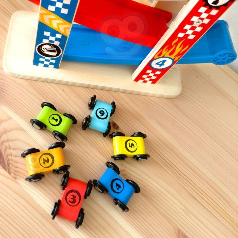 Tooky Toy TOOKY TOY Kolorowa Zjeżdżalnia Tor Dla Samochodów