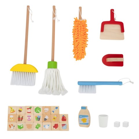Viga Toys VIGA Centrum Domowe 3w1 z Akcesoriami - Nauka i Zabawa dla Dzieci