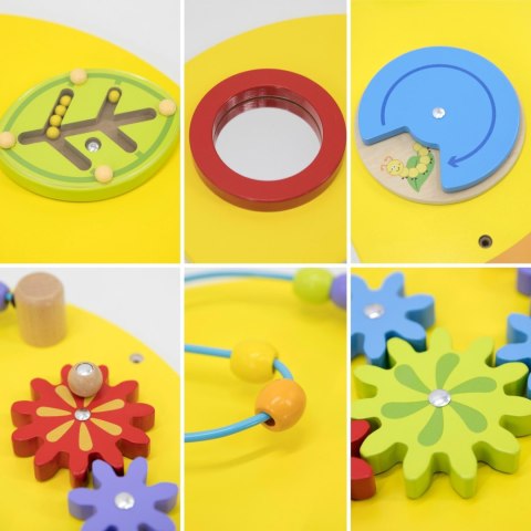 Viga Toys VIGA Drewniana Duża Tablica Aktywności Gąsiennica