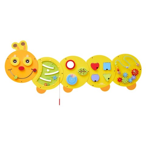 Viga Toys VIGA Drewniana Duża Tablica Aktywności Gąsiennica