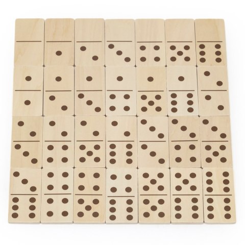 Viga Toys VIGA Drewniane Domino 2w1 Zwierzęta i Liczby