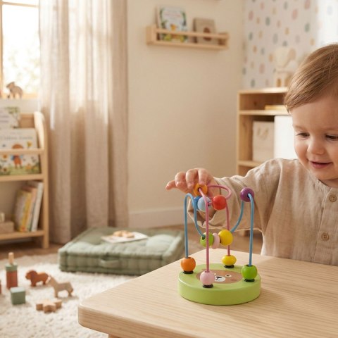 Viga Toys VIGA Drewniany Poręczny Labirynt Przeplatanka Pętla Motoryczna 1szt
