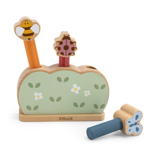 Viga Toys VIGA PolarB Drewniane Skaczące Zwierzątka Wyskokowy Ogród