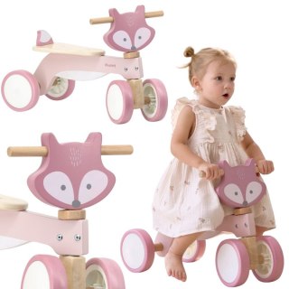 Viga Toys VIGA PolarB Drewniany Jeździk Lisek Miękkie Koła