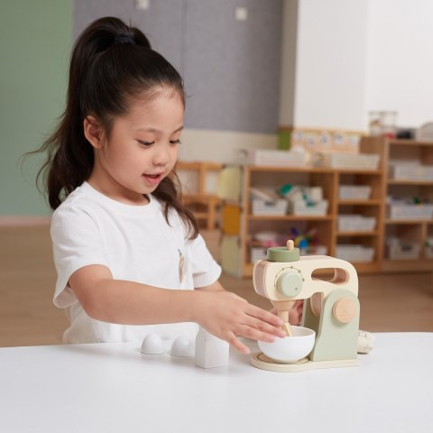 Viga Toys VIGA PolarB Drewniany Mikser Kuchenny Zielony + Akcesoria