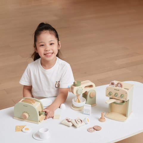 Viga Toys VIGA PolarB Drewniany Mikser Kuchenny Zielony + Akcesoria