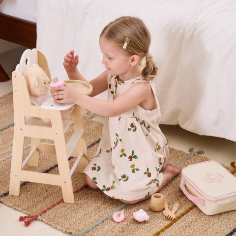 Viga Toys VIGA PolarB Drewniany Zestaw do Karmienia Lalki Torba - z Butelką i Śliniaczkiem