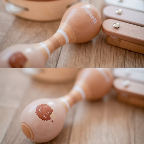 Viga Toys VIGA PolarB Zestaw Instrumentów Muzycznych Z Jeżykiem