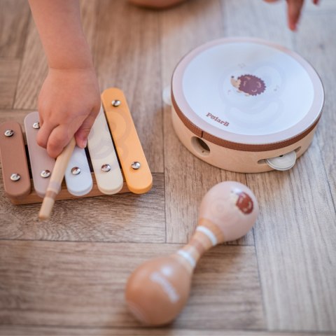 Viga Toys VIGA PolarB Zestaw Instrumentów Muzycznych Z Jeżykiem