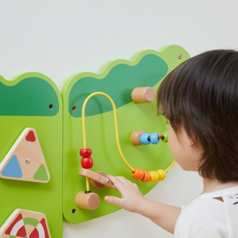 Viga Toys VIGA Tablica Sensoryczna Manipulacyjna Krokodyl Certyfikat FSC Montessori