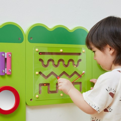 Viga Toys VIGA Tablica Sensoryczna Manipulacyjna Krokodyl Certyfikat FSC Montessori