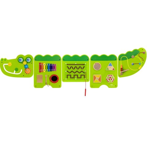 Viga Toys VIGA Tablica Sensoryczna Manipulacyjna Krokodyl Certyfikat FSC Montessori