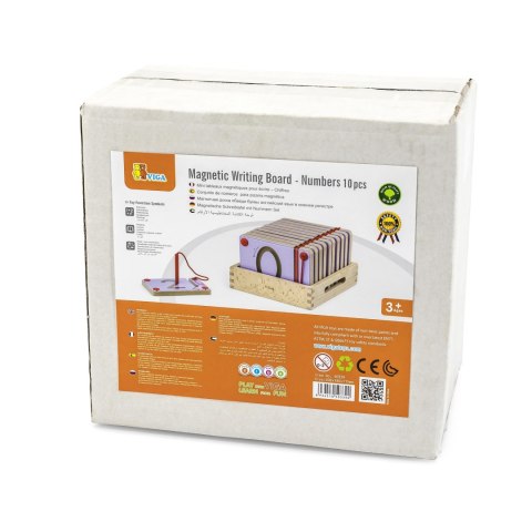 Viga Toys VIGA Tabliczki Magnetyczne Nauka Pisania Cyferki Certyfikat FSC Montessori