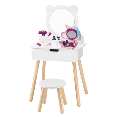 Viga Toys VIGA Zestaw Biała Toaletka + Akcesoria Jak z Salonu
