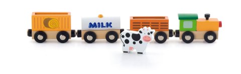 Viga Toys VIGA Zestaw akcesoriów do kolejki - pociąg rolniczy