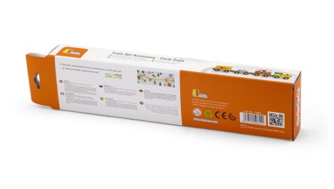 Viga Toys VIGA Zestaw akcesoriów do kolejki - pociąg rolniczy
