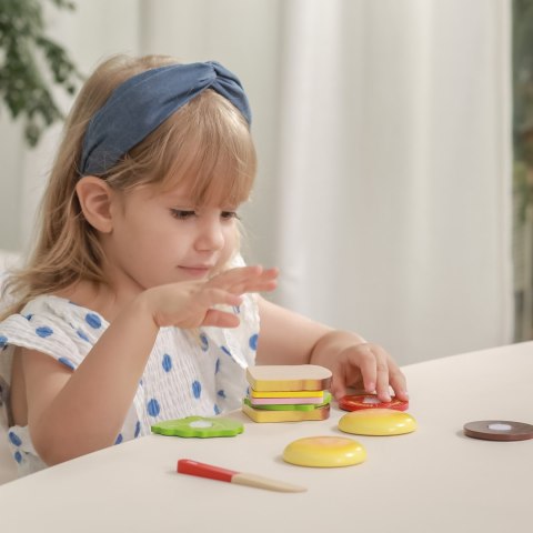 Viga Toys Viga Zestaw Do Krojenia Hamburger i Kanapka
