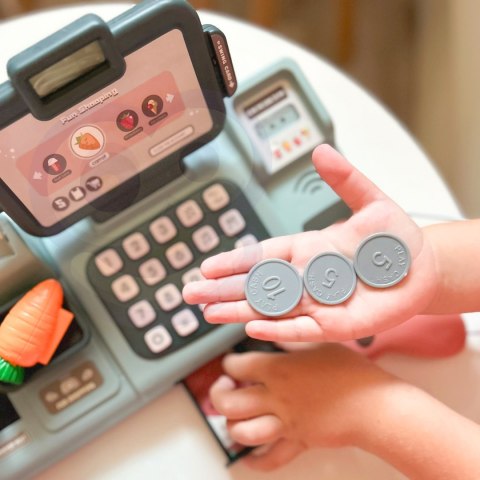 Woopie WOOPIE Kasa Sklepowa Dla Dzieci Skaner Waga Mikrofon + 25 Akcesoriów
