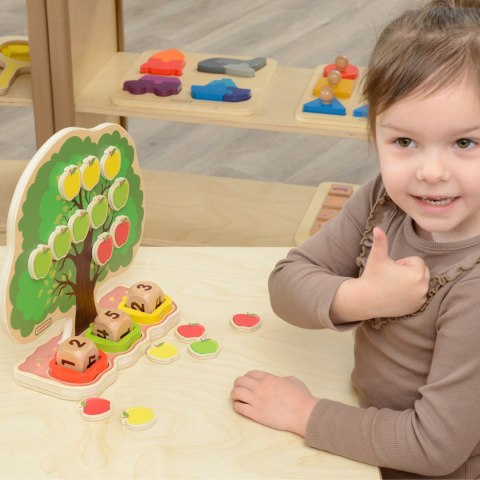 Masterkidz MASTERKIDZ Drewniane Drzewo Jabłkowe Nauka Liczenia