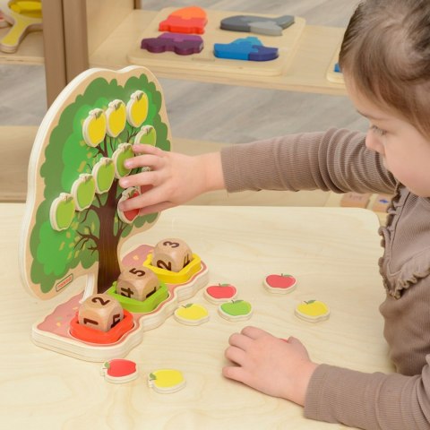 Masterkidz MASTERKIDZ Drewniane Drzewo Jabłkowe Nauka Liczenia