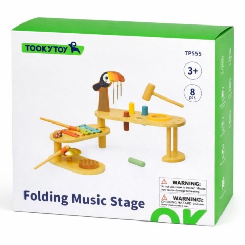 Tooky Toy TOOKY TOY Edukacyjny Stolik Muzyczny -Tukan
