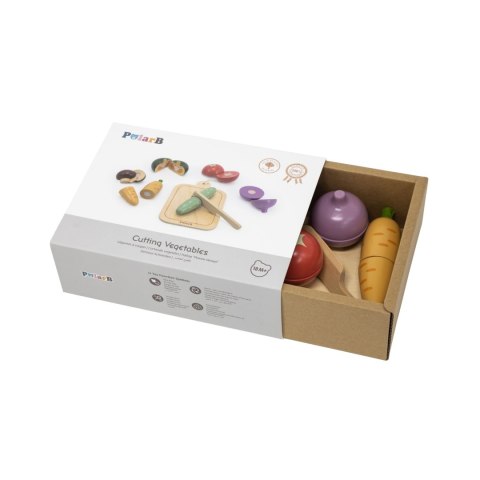 Viga Toys VIGA Drewniany zestaw do krojenia na desce - Warzywa