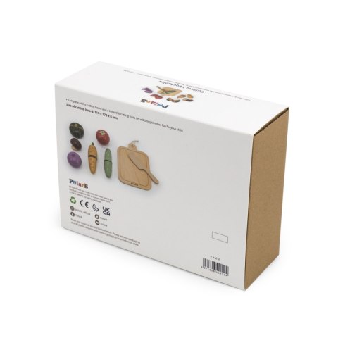 Viga Toys VIGA Drewniany zestaw do krojenia na desce - Warzywa