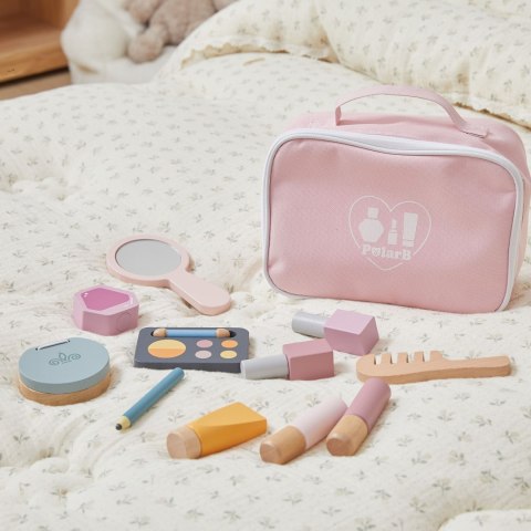 Viga Toys VIGA PolarB Drewniany Zestaw do Makijażu Kosmetyczka Dla Dziewczynki Prezent