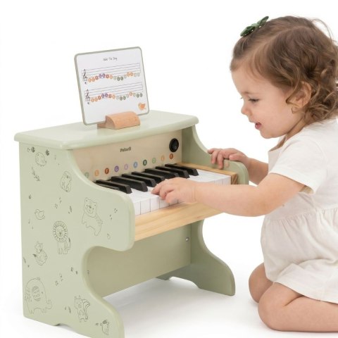 Viga Toys Viga Pianino Zielone Nauka Gry