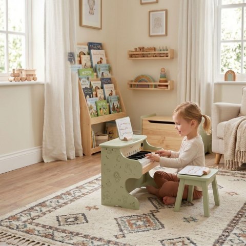 Viga Toys Viga Pianino Zielone Nauka Gry