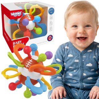 Woopie Baby WOOPIE BABY Grzechotka Gryzak Sensoryczny Piłka dla Niemowląt Edukacyjna 0+ Miękka