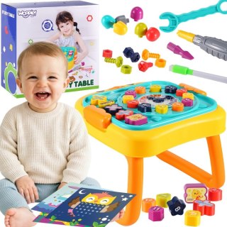 Woopie Baby WOOPIE Interaktywny Stolik Edukacyjny Warsztat i Tablica 3w1