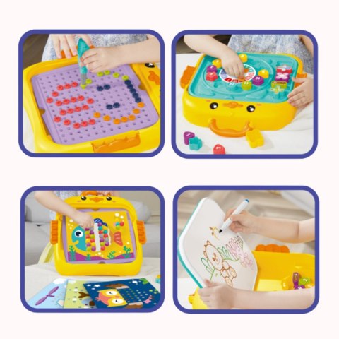 Woopie Baby WOOPIE Interaktywny Stolik Edukacyjny Warsztat i Tablica 3w1