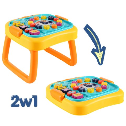 Woopie Baby WOOPIE Interaktywny Stolik Edukacyjny Warsztat i Tablica 3w1