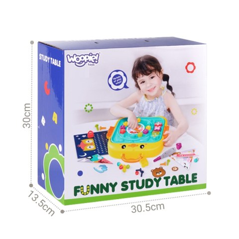 Woopie Baby WOOPIE Interaktywny Stolik Edukacyjny Warsztat i Tablica 3w1