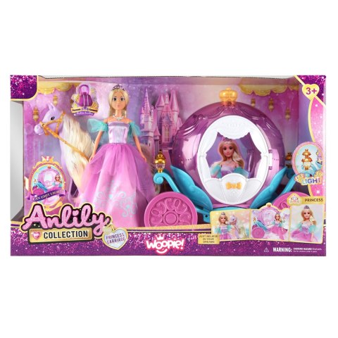 Woopie Royal WOOPIE ROYAL Lalka Księżniczka Lily i Magiczny Powóz Karoca Akcesoria