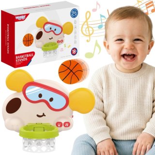Woopie WOOPIE BABY Interaktywny Kosz Do Koszykówki Piesek Dla Dzieci