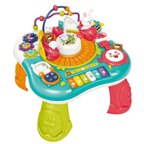 Woopie WOOPIE BABY Stolik Edukacyjny Interaktywny 2w1 Pianinko Dźwięki