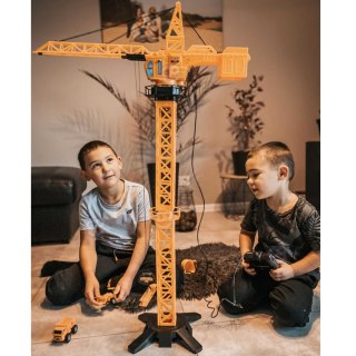 Woopie WOOPIE Dźwig Żuraw Zdalnie Sterowany 103 cm R/C Ciężarówka Koparka + 4 Akc.